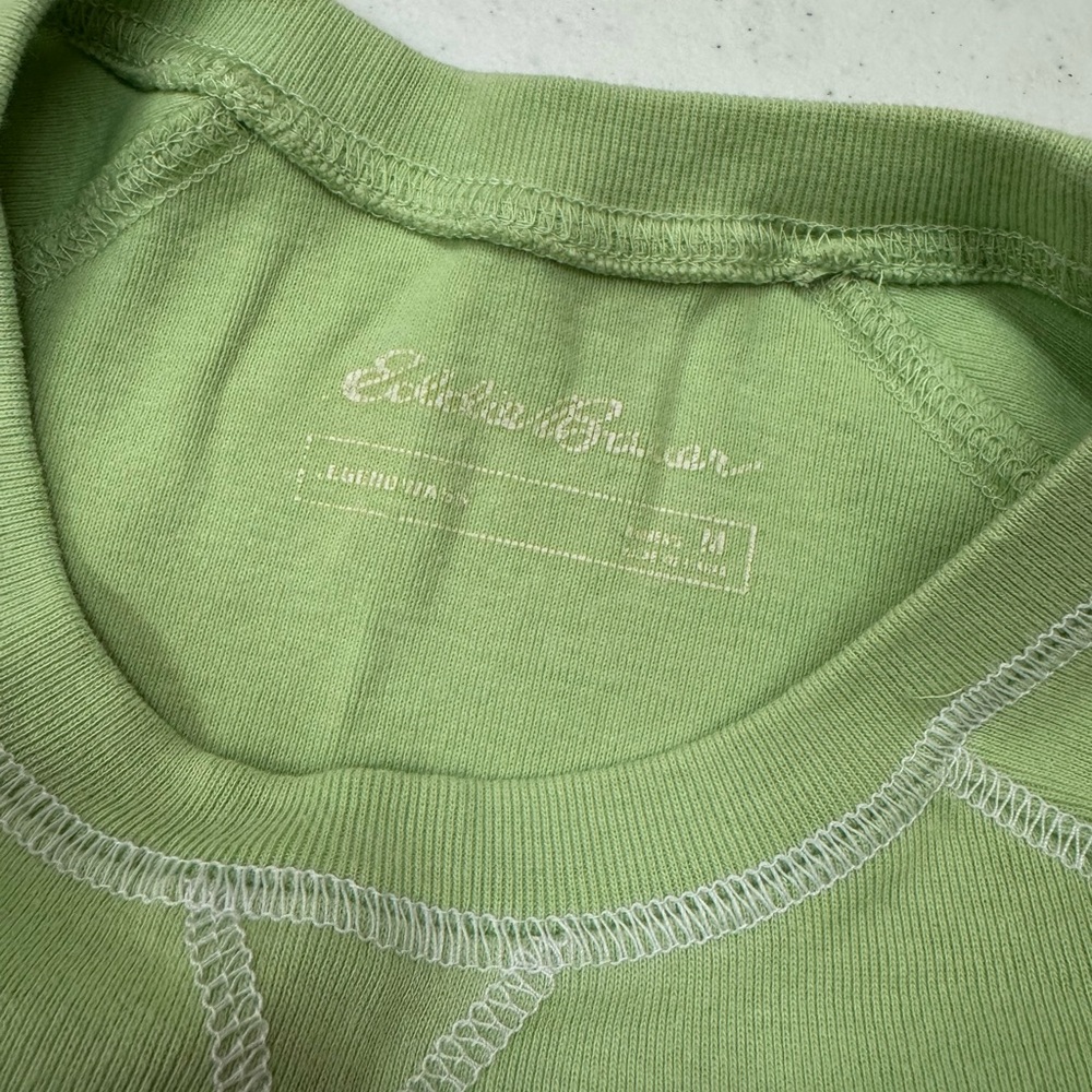 Eddie Bauer Light Green Women's Crewneck Sweatshirt - Size M - Picture 3 of 3